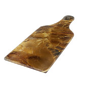 ゴールデンエレガンステクスチャード大理石 カッティングボード (角)