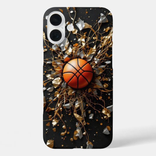 ゴールデンエレガンスバスケットボール Case-Mate iPhoneケース (裏面)