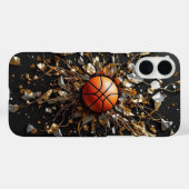 ゴールデンエレガンスバスケットボール Case-Mate iPhoneケース (裏面 (横))