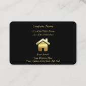 ゴールデンエレガンス実在エステート名刺 名刺 (裏面)