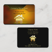 ゴールデンエレガンス実在エステート名刺 名刺 (正面/裏面)