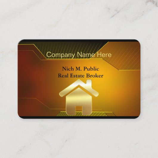 ゴールデンエレガンス実在エステート名刺 名刺 (正面)