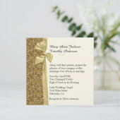 ゴールデンエレガンス結婚式招待状 招待状 (スタンド正面)