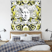 ゴールデンエレガンス:アヤナ キャンバスプリント (インサイチュ (寝室))