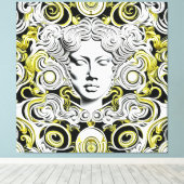 ゴールデンエレガンス:アヤナ キャンバスプリント (インサイチュ (ウッドフロア))