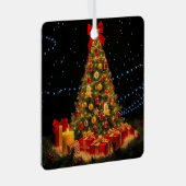 ゴールデンエレガンス クリスマスツリー メタルオーナメント (正面右)