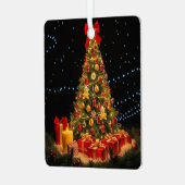 ゴールデンエレガンス クリスマスツリー メタルオーナメント (正面左)