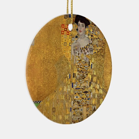 ゴールデンエレガンス：グスタフクリムトの最高傑作 セラミックオーナメント (右)