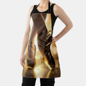 ゴールデンエレガンス：バレリーナシューズon金ゴールド《写真》ぼけ味 エプロン (インサイチュ)