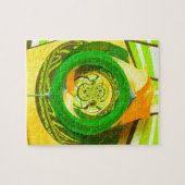 ゴールデンエレガンス:美しいアフリカの黄色のローズアート ジグソーパズル (横)