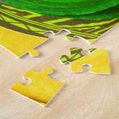 ゴールデンエレガンス:美しいアフリカの黄色のローズアート ジグソーパズル (側面)