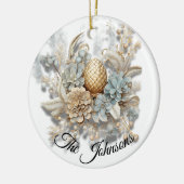 ゴールデンエレガントアコーンフローラカスタム- セラミックオーナメント (左)