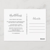 ゴールデンエレガントアールデコの動きの発表 ポストカード (裏面)