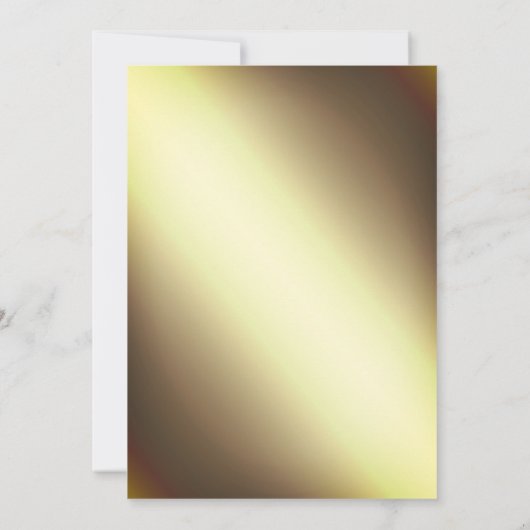 ゴールデンエレガントクリスマスディナーパーティー招待状 招待状 (裏面)