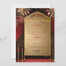 ゴールデンエレガントゲイツ新年の招待状パーティー 招待状