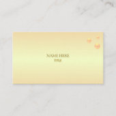 ゴールデンエレガントシェード&ゴールデンドット 名刺 (正面)