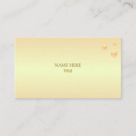 ゴールデンエレガントシェード&ゴールデンドット 名刺