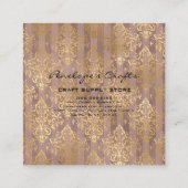 ゴールデンエレガントスクエア名刺 スクエア名刺 (裏面)