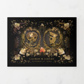 ゴールデンエレガントスケルトン(写真)メニュー&詳細 三つ折り招待状 (カバー)