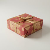 ゴールデンエレガントスプレンディッド東洋オーナメント模様 ラッピングペーパー