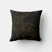 ゴールデンエレガントスワール装飾用クッション – ルクセデコール クッション (裏面)