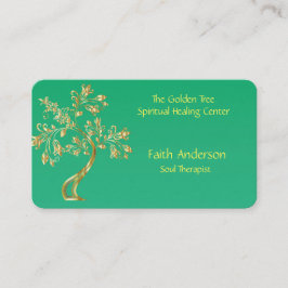 ゴールデンエレガントツリースピリチュアルヒーリング 名刺