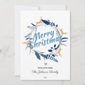 ゴールデンエレガントトインデアフローラクリスマスリース シーズンカード (正面)