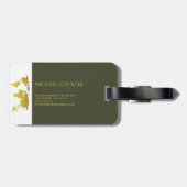 ゴールデンエレガントトラベルワールドマモノグラムのップ名 ラゲッジタグ (裏面横)