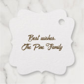 ゴールデンエレガントバタフライラベル フェイバータグ (裏面)