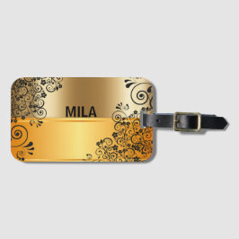 ゴールデンエレガントバッグ ラゲッジタグ