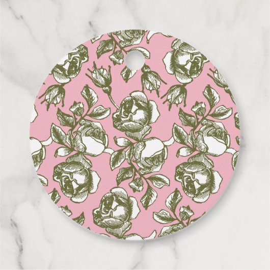 ゴールデンエレガントバラオンピンクカスタムラベル フェイバータグ (裏面)