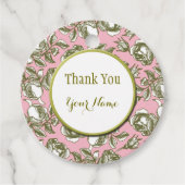 ゴールデンエレガントバラオンピンクカスタムラベル フェイバータグ (正面)