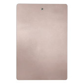 ゴールデンエレガントバラグリッター、クリップボード ミニクリップボード (裏面)