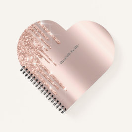 ゴールデンエレガントバラグリッター、ノートブ王室のック ノートブック