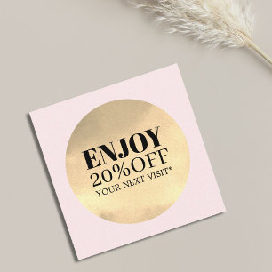 ゴールデンエレガントフェイクバラサロンクーポン 割引カード