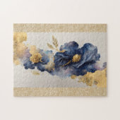 ゴールデンエレガントフラワージグソーパズル ジグソーパズル (横)