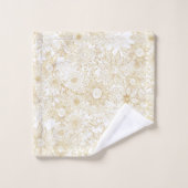 ゴールデンエレガントフローラドールデザイン バスタオルセット (ウォッシュタオル)