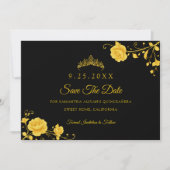 ゴールデンエレガントフローラミニマリストキンセアニラ セーブザデート (正面)