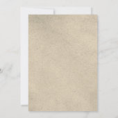 ゴールデンエレガントフローラ結婚式招待状 招待状 (裏面)