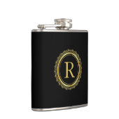 ゴールデンエレガントメダリオンモノグラム フラスク (右)