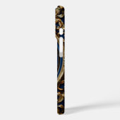 ゴールデンエレガントモノグラムデザイン Case-Mate iPhoneケース (裏面 / 左)