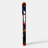 ゴールデンエレガントレターB周りのハート Case-Mate iPhoneケース (裏面 / 左)