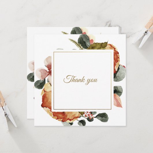 ゴールデンエレガント秋フローラ「ありがとう」 カード (正面/裏面インサイチュ)