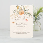 ゴールデンエレガント秋花ブライダルシャワー 招待状 (スタンド正面)