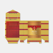 ゴールデンエレガント結婚お祝い フェイバーボックス (折り畳みなし)