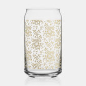 ゴールデンエレガント花模様缶ガラス ガラス缶 (裏面)