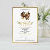 ゴールデンエレガント: 2日間の家族懇親会招待状 招待状 (スタンド正面)