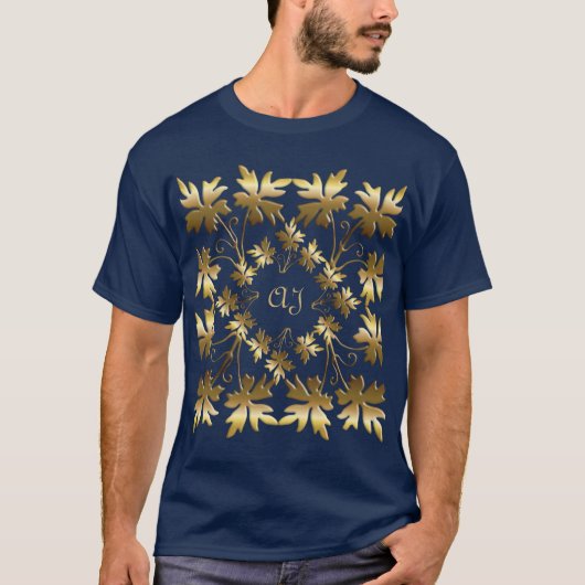 ゴールデンエレメ離れント装飾用クッション Tシャツ (正面)