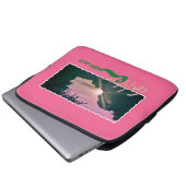 ゴールデンエンシープレスサンセットランドスケーププリント ラップトップスリーブ (正面下部)