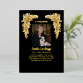 ゴールデンエンジェルウィングインメモリサンキューカード 箔シーズンカード (立ち正面)